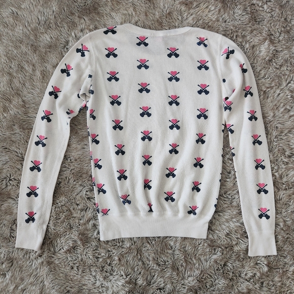 Primp Vintage Y2K Long Sleeve Thermal Top with Rhinestone Details Size Small - Picture 5 of 8